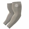 Chill-Its By Ergodyne L Gray Cooling Arm Sleeves Performance Knit Pair 6690